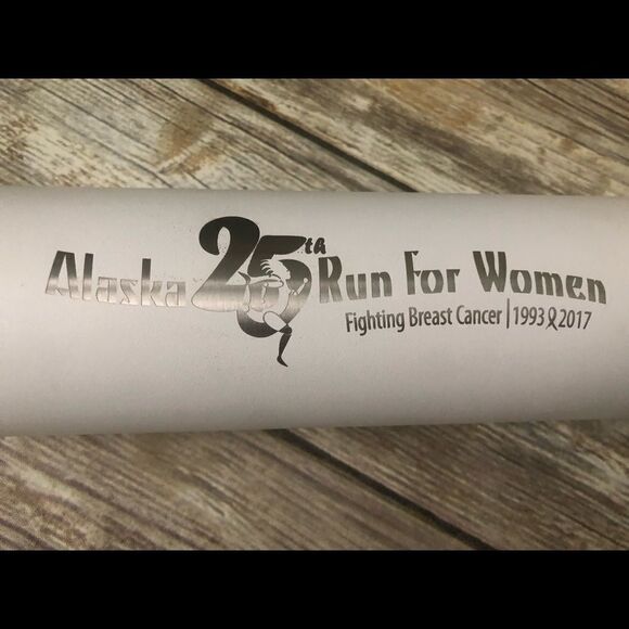 Alaska 25th Run for Women Breast Cancer Run Bottle - Picture 2 of 6